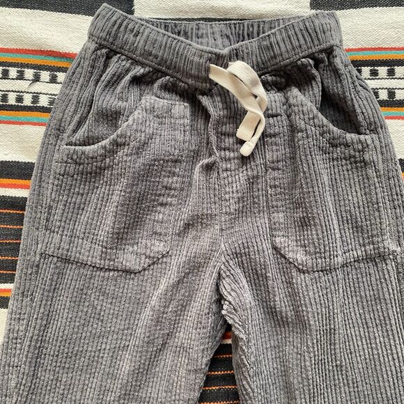 Easy Peasy Organic Cotton Grey Corduroy Pants. Size 5T. Kidcore. Pockets. - Picture 2 of 7